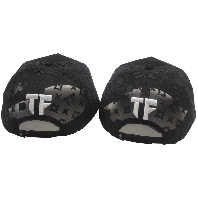 Wholesale High Quality Embroidery Logo Suede Brim Black Baseball Cap 5 Panel Dandy Hats Satin Lining Baseball Hats