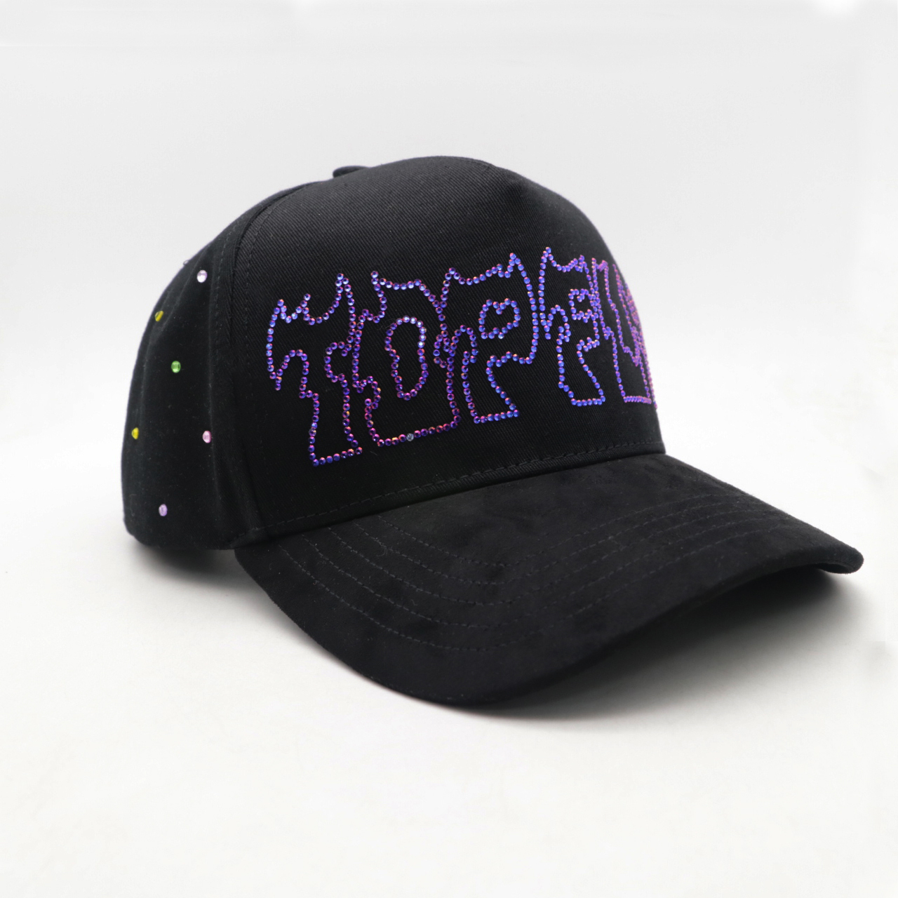 Dandy Caps Diamond Logo American Basketball Sports Suede Cap Satin Lining Factory Price Fashionable Mesh for Cycling Performance