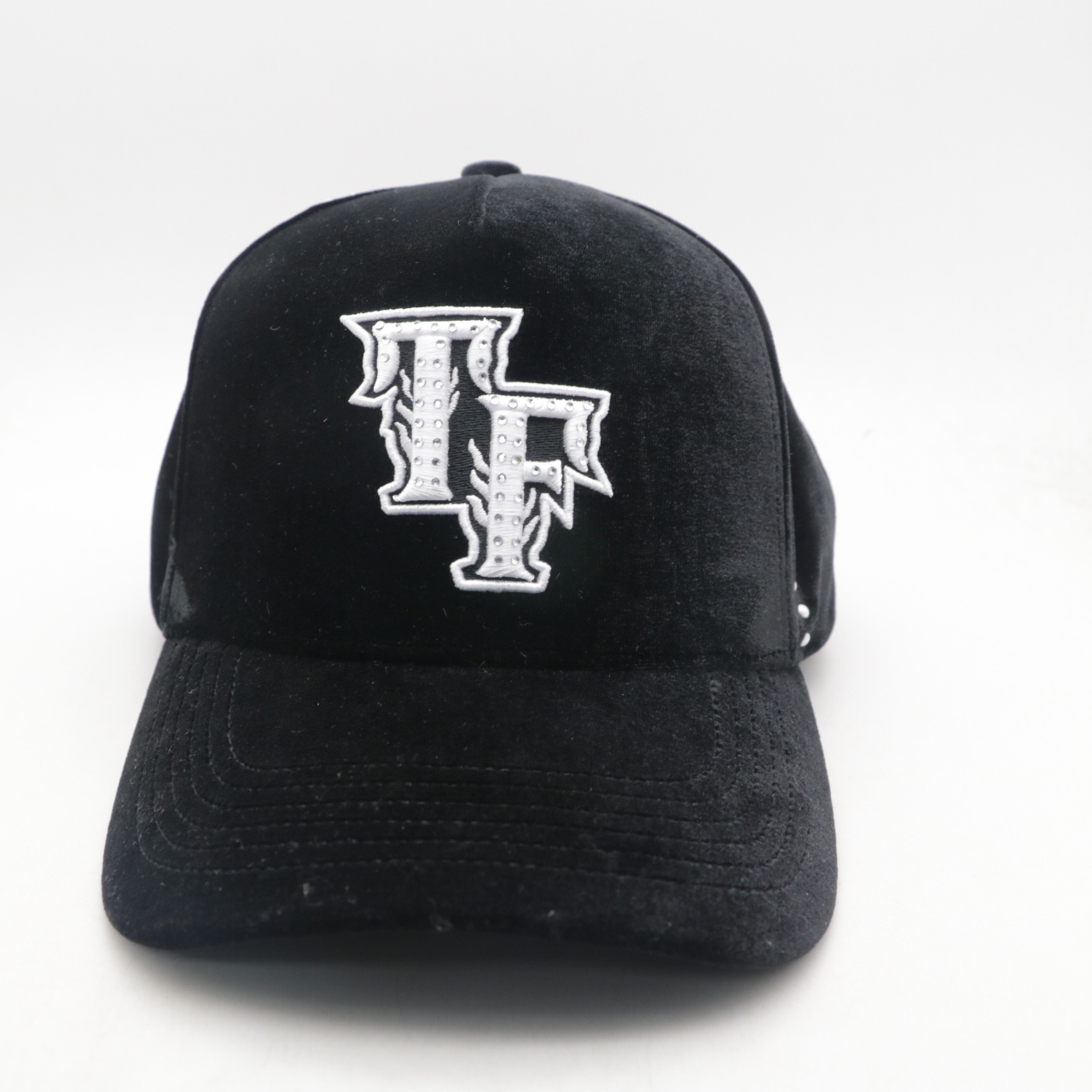 TOFLY Custom 5-Panel Baseball Hat with Stylish NFC Sports Logo Rhinestone Dandy Design Wholesale OEM Casual Performance Cap