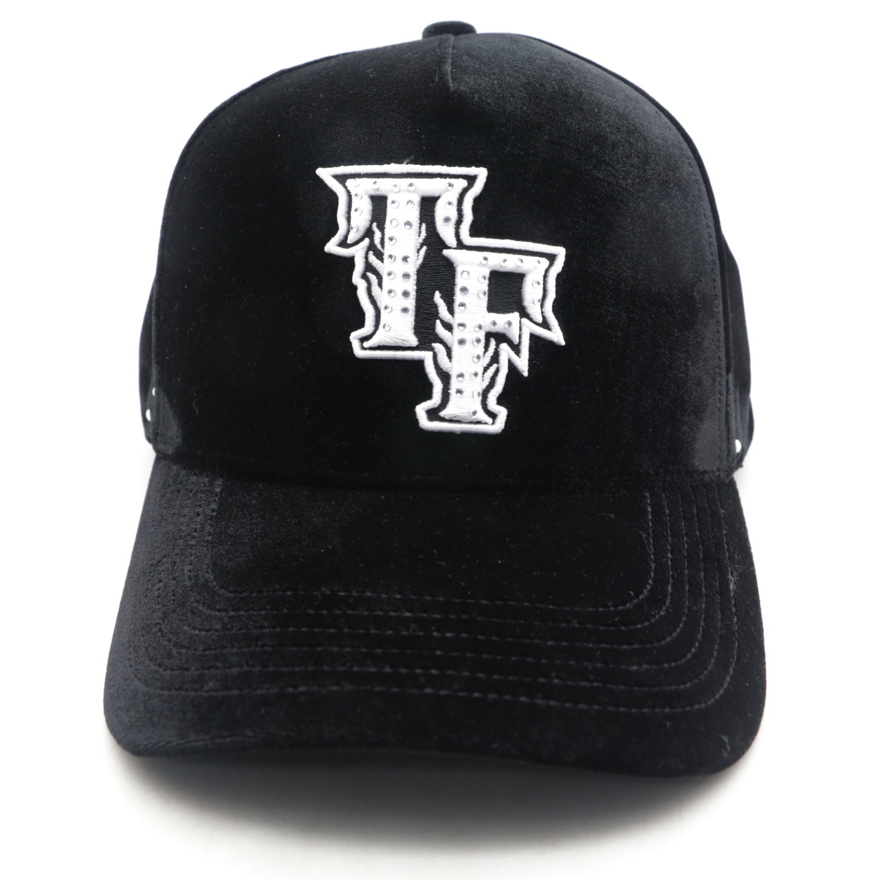 TOFLY Custom 5-Panel Baseball Hat with Stylish NFC Sports Logo Rhinestone Dandy Design Wholesale OEM Casual Performance Cap