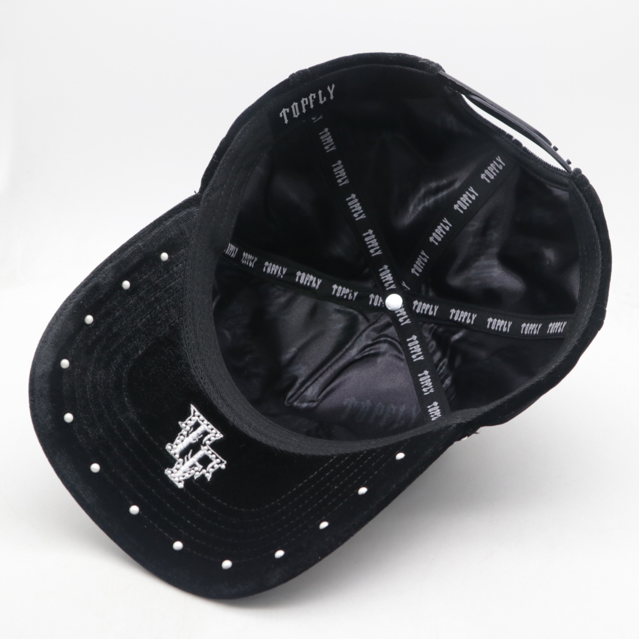 TOFLY Custom 5-Panel Baseball Hat with Stylish NFC Sports Logo Rhinestone Dandy Design Wholesale OEM Casual Performance Cap