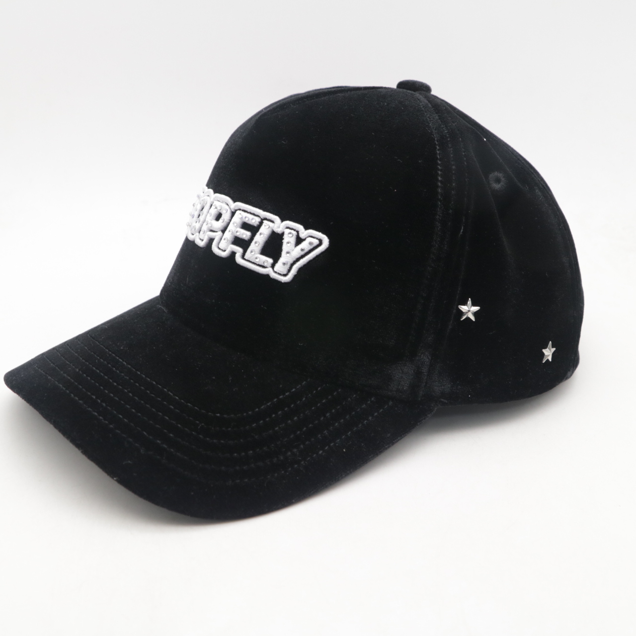 Custom 5-Panel Baseball Hat with Stylish NFC Sports Logo Rhinestone-Embellished Wholesale OEM for Casual Performance