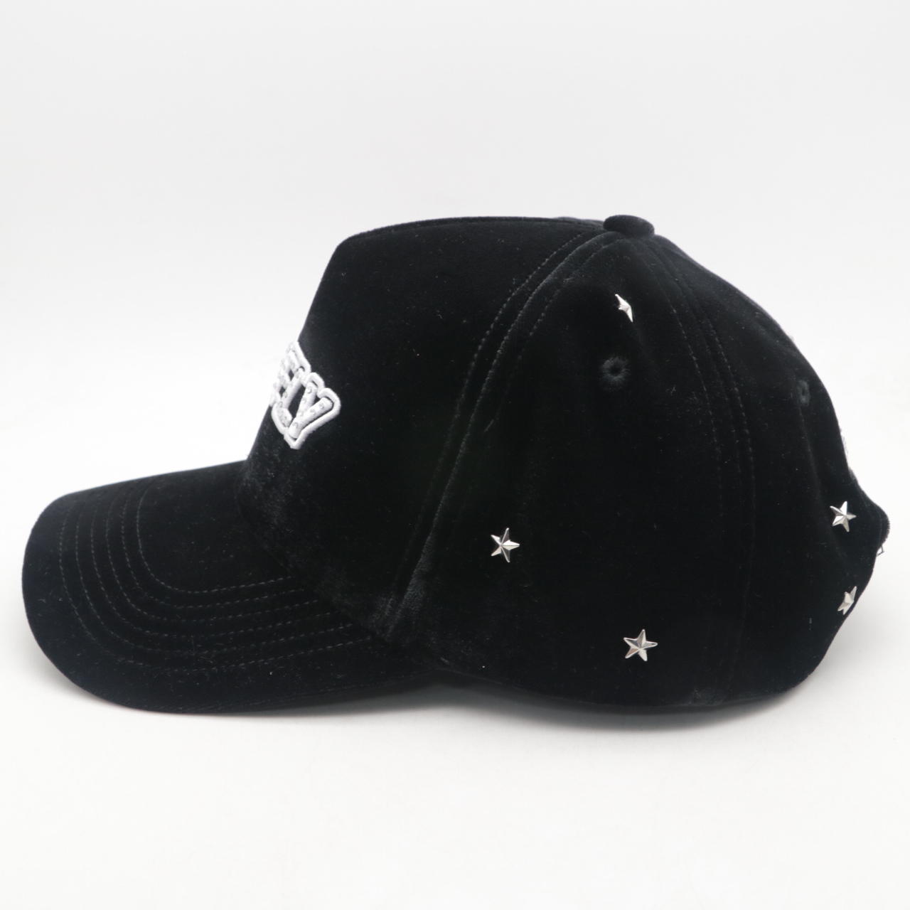 Custom 5-Panel Baseball Hat with Stylish NFC Sports Logo Rhinestone-Embellished Wholesale OEM for Casual Performance