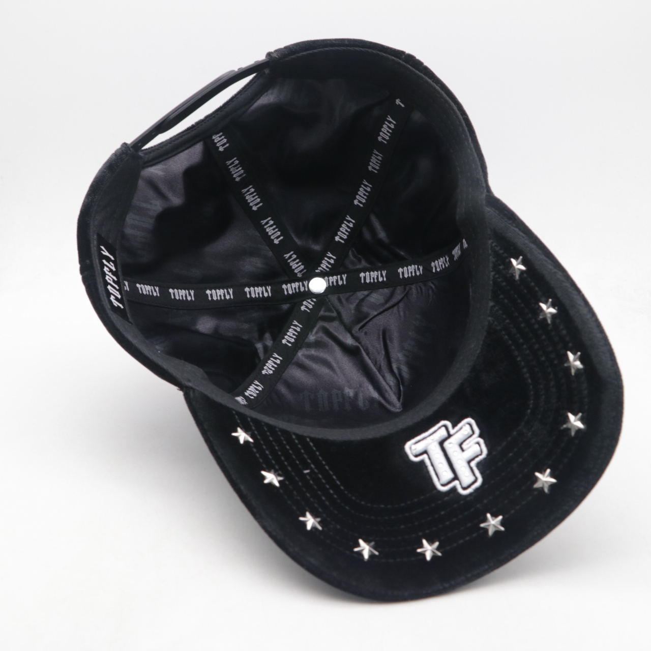 Custom 5-Panel Baseball Hat with Stylish NFC Sports Logo Rhinestone-Embellished Wholesale OEM for Casual Performance