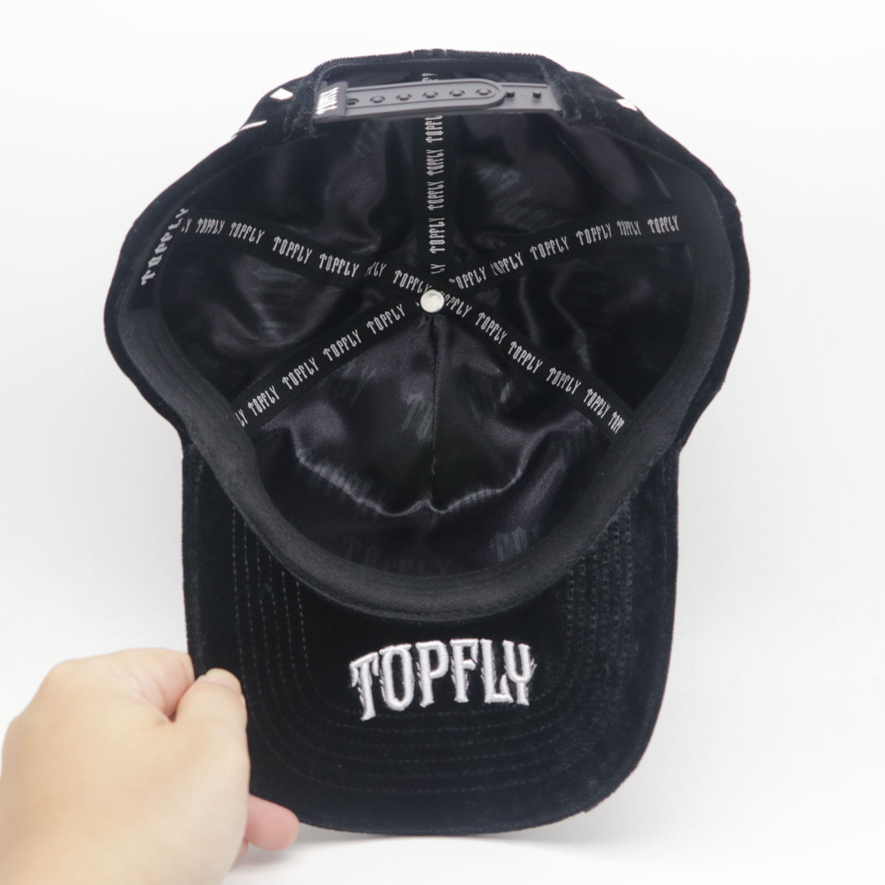 TOFLY Wholesale OEM Custom 5 Panel Baseball Hat Dandy Rhinestone Logo Stylish NFC Sports Logo for Casual Performance