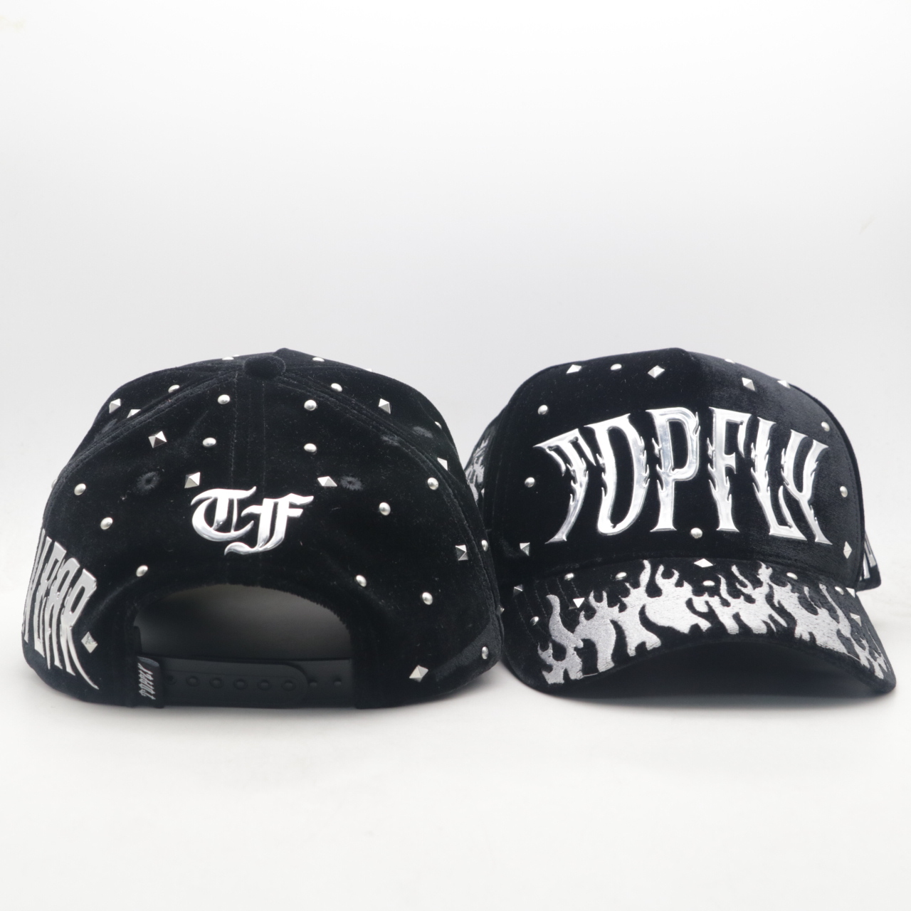 TOFLY Wholesale OEM Custom 5 Panel Baseball Hat Dandy Rhinestone Logo Stylish NFC Sports Logo for Casual Performance