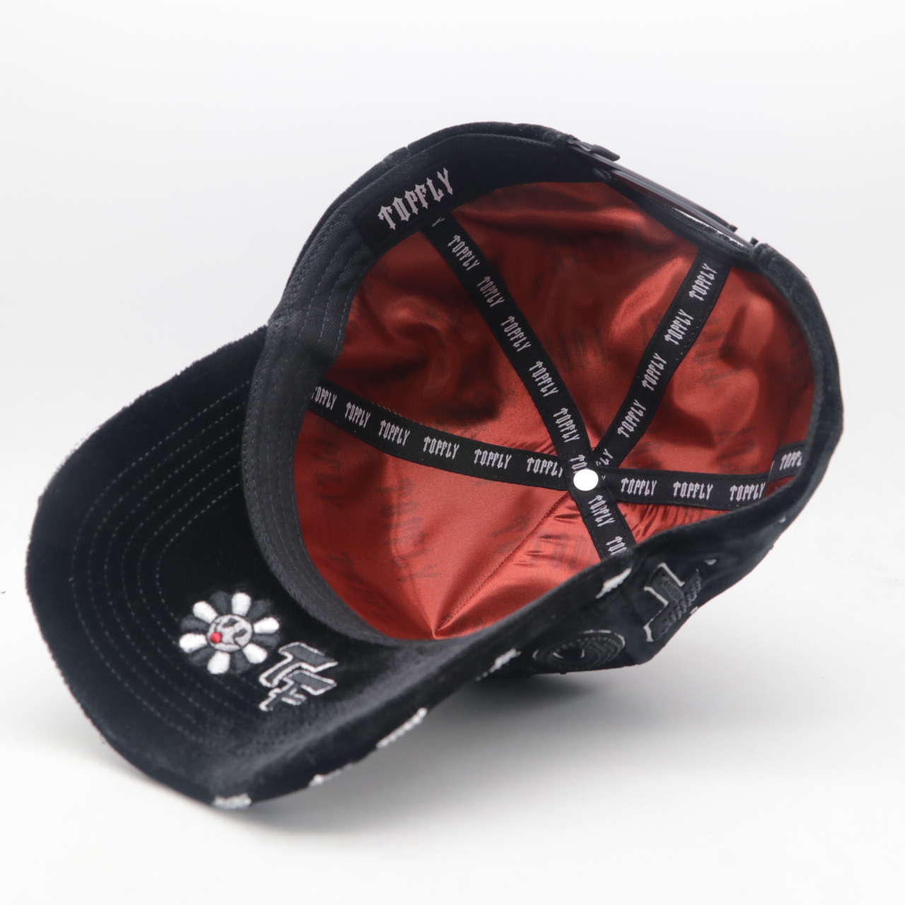 TOFLY Custom 5-Panel Baseball Hat with Stylish NFC Sports Logo Rhinestone Dandy Design Wholesale OEM for Casual Performance