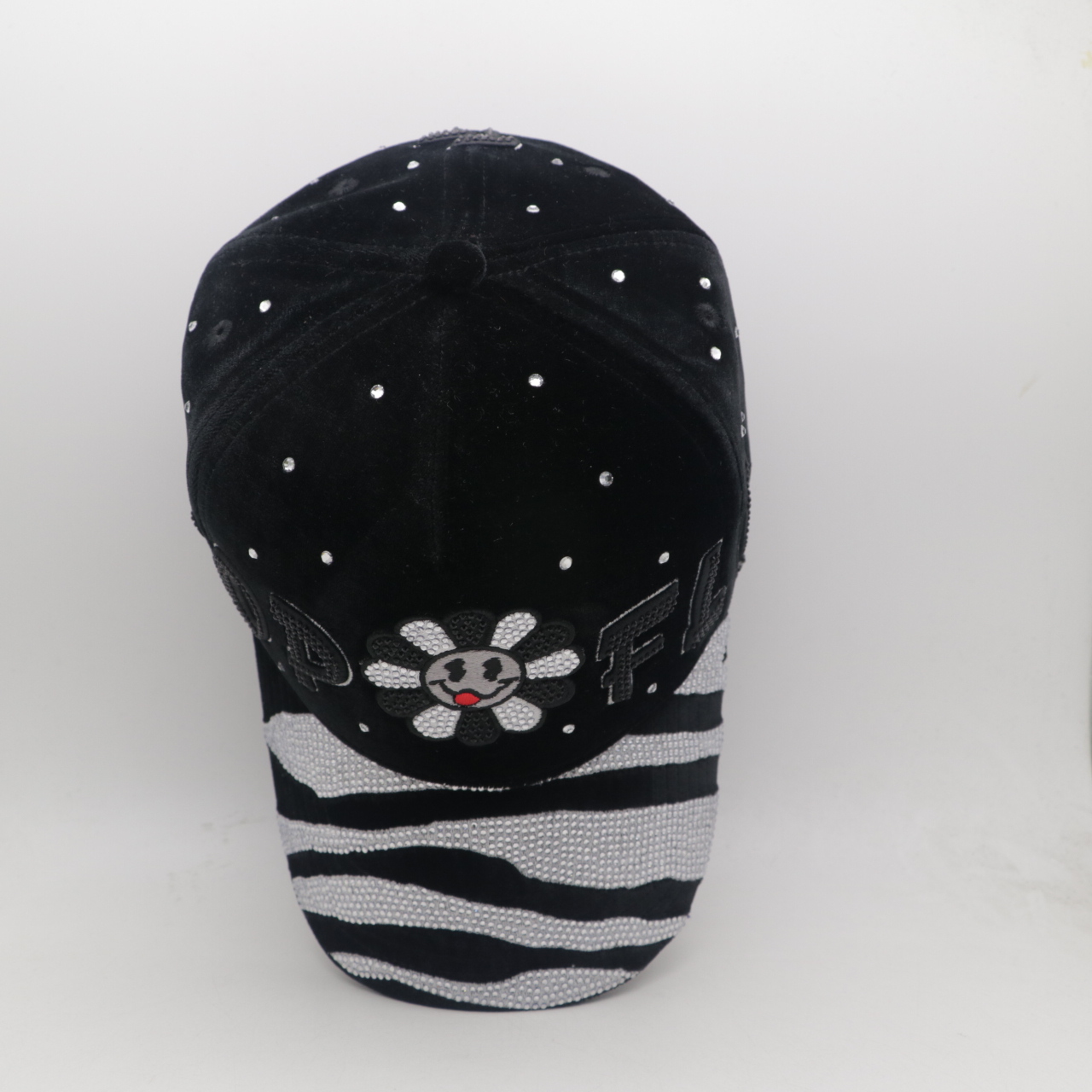 TOFLY Custom 5-Panel Baseball Hat with Stylish NFC Sports Logo Rhinestone Dandy Design Wholesale OEM for Casual Performance