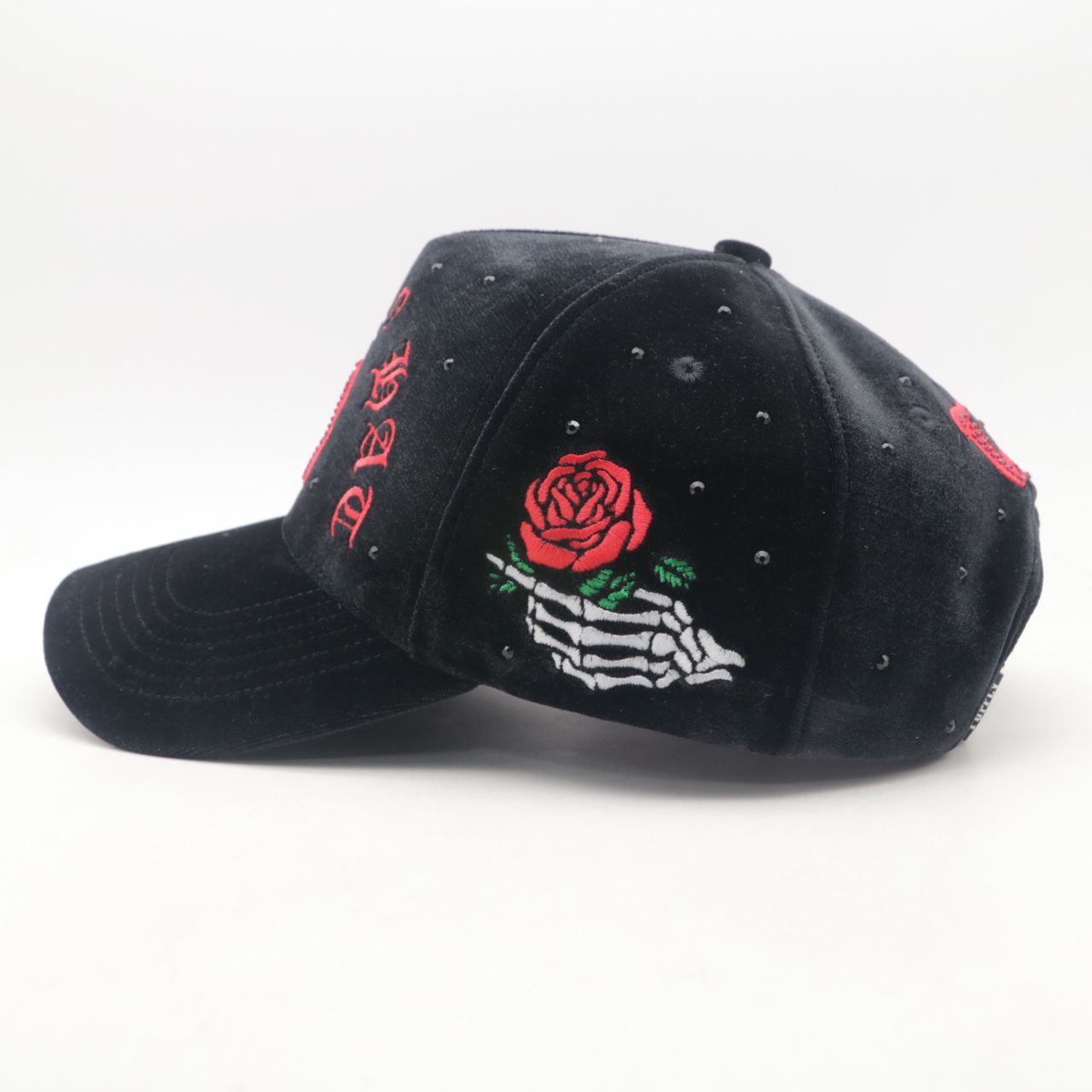 Dandy Caps Diamond Logo Factory Price American Basketball Sports Suede Cap Satin Lining Fashionable Outdoor Cycling Performance
